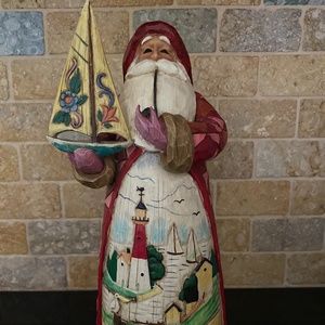 Jim Shore sailboat Santa / Holiday figure